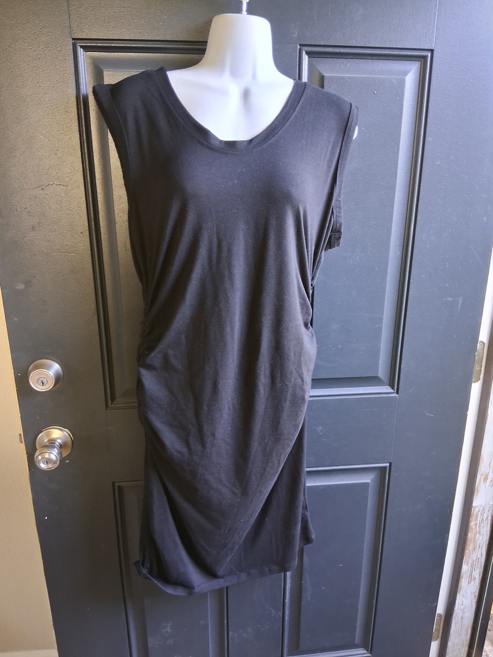 K Jordan Black Sleeveless Tank Dress